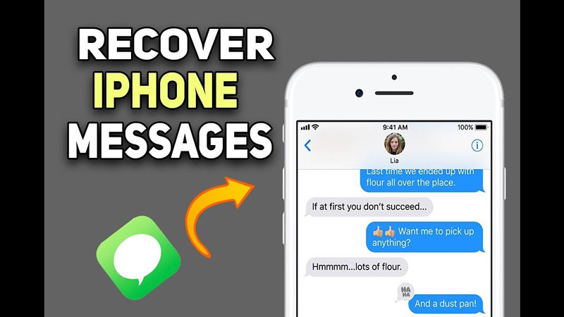 An app to retrieve deleted messages