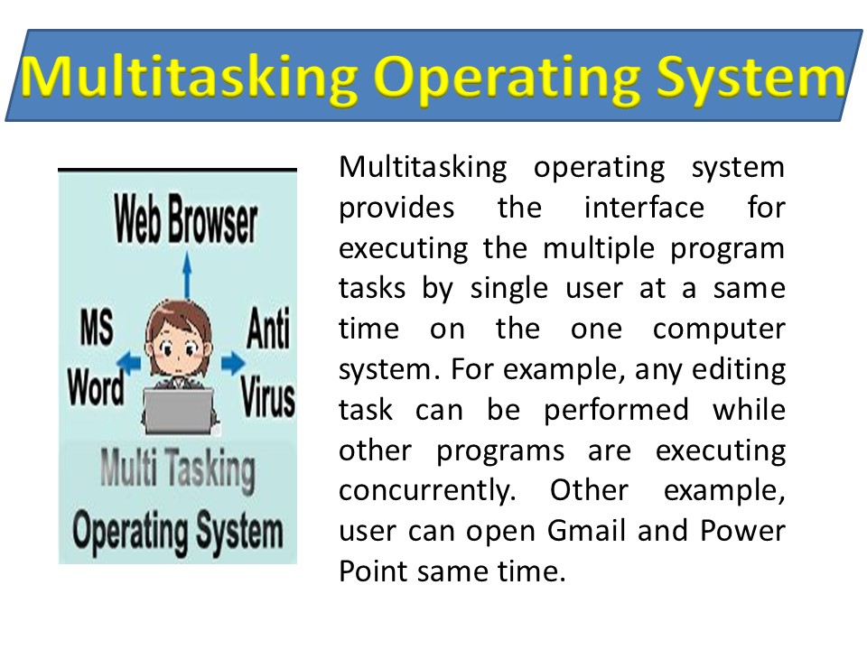 An operating system that can do multitasking means that