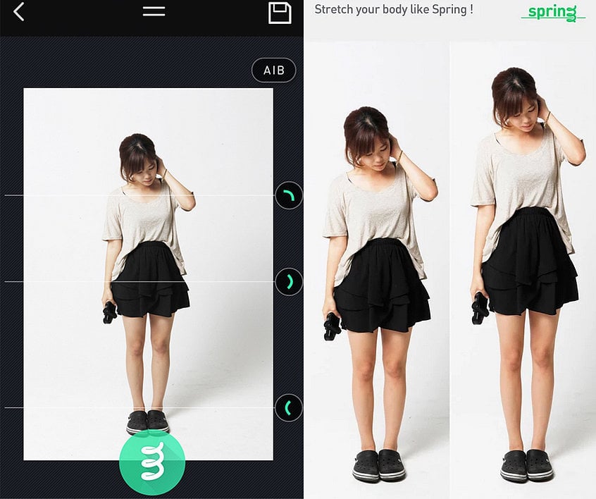 An app that makes you look thinner