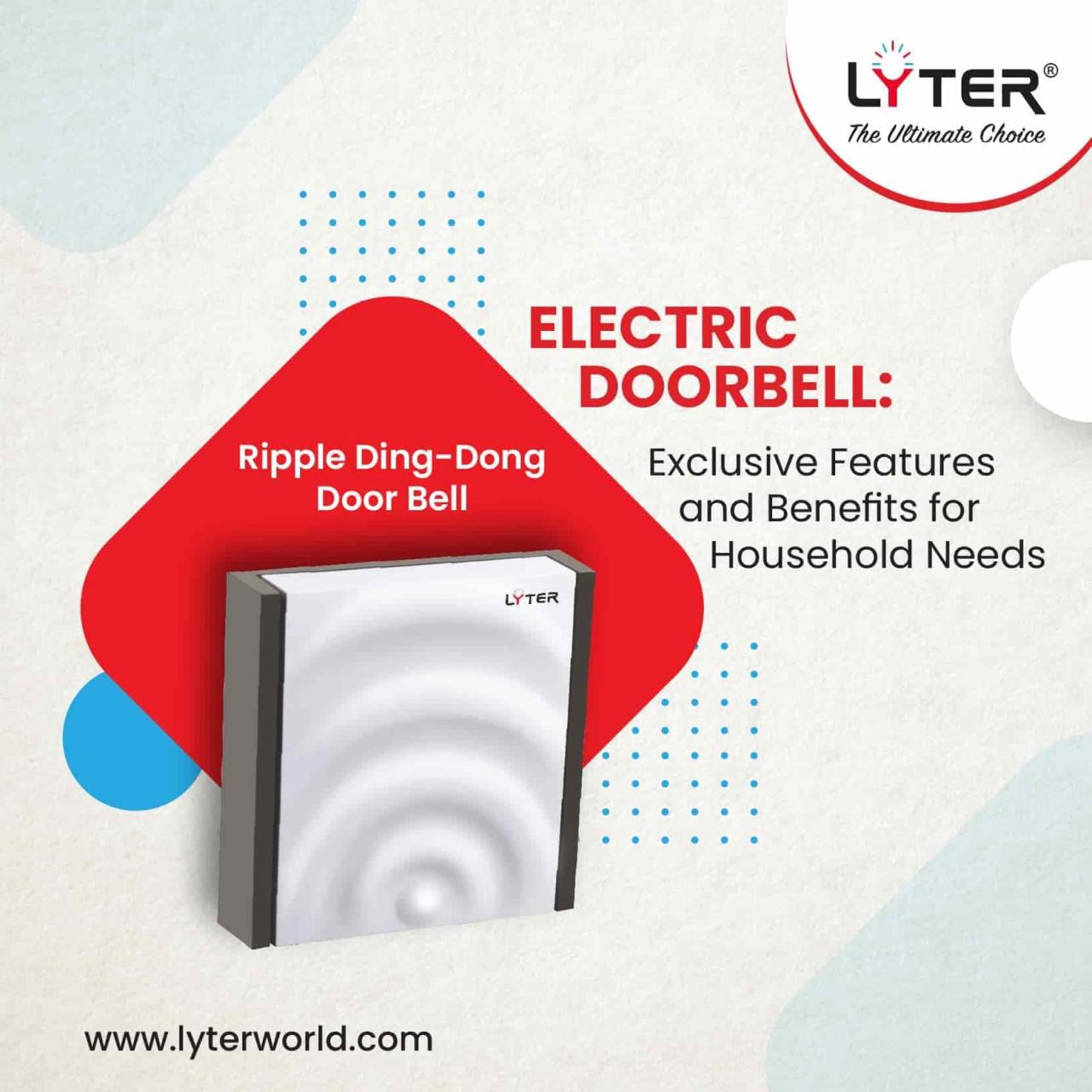 An electric doorbell requires 12 volts