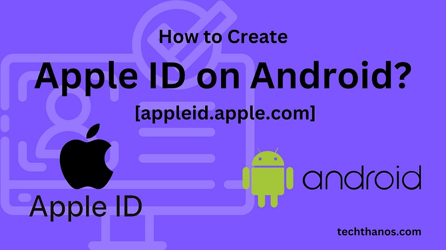Create an apple id from android