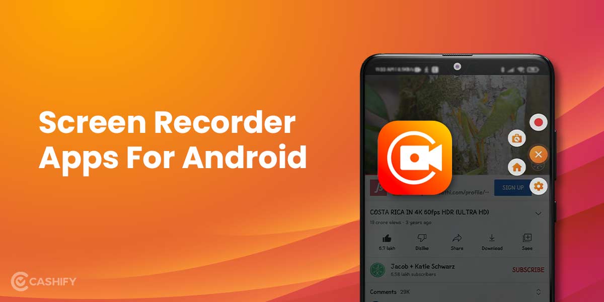 An app to record my screen