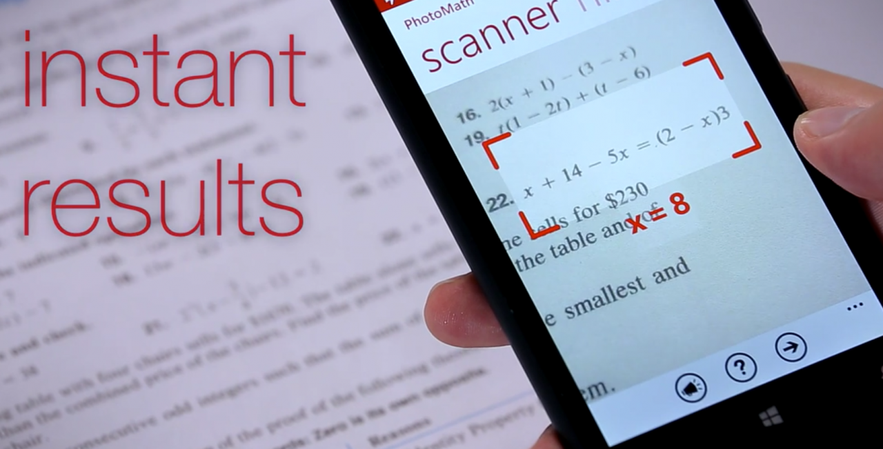 An app that solves your math problems