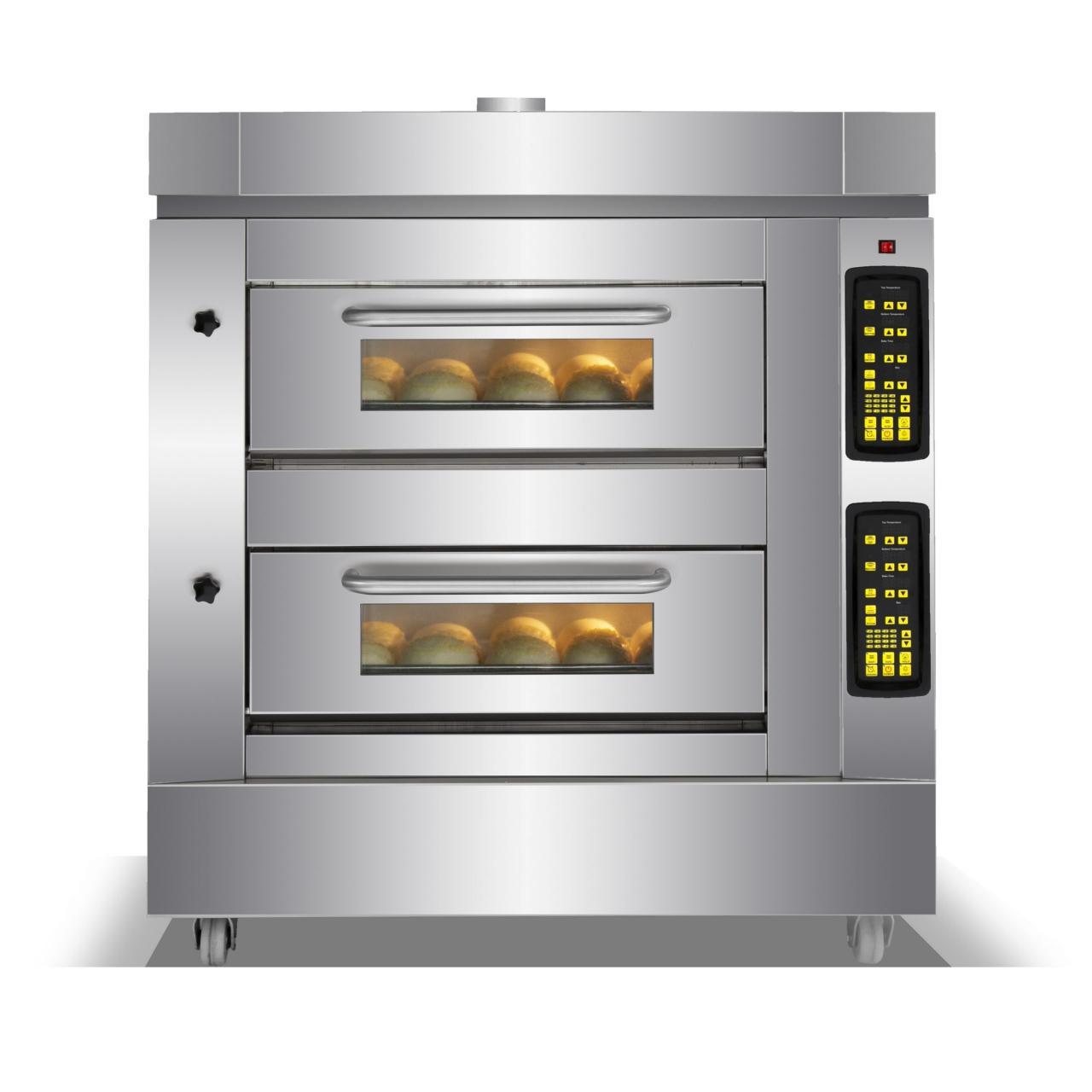 Baking in an electric oven