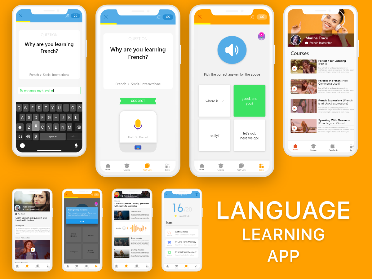 An app to learn languages