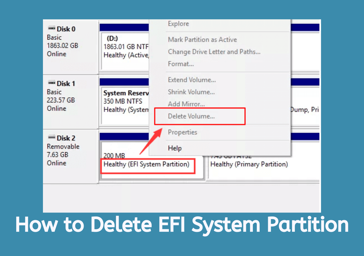 An efi system partition is necessary to start parrot os