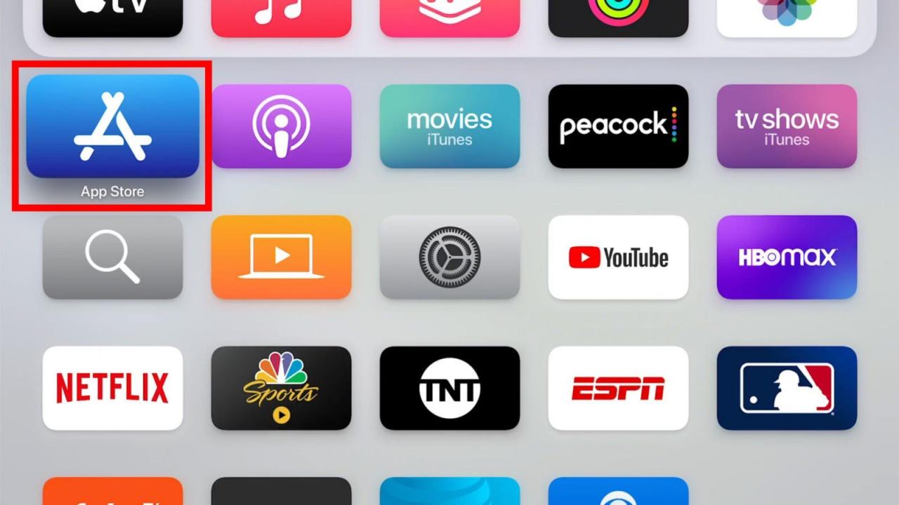 Does my apple tv have an app store