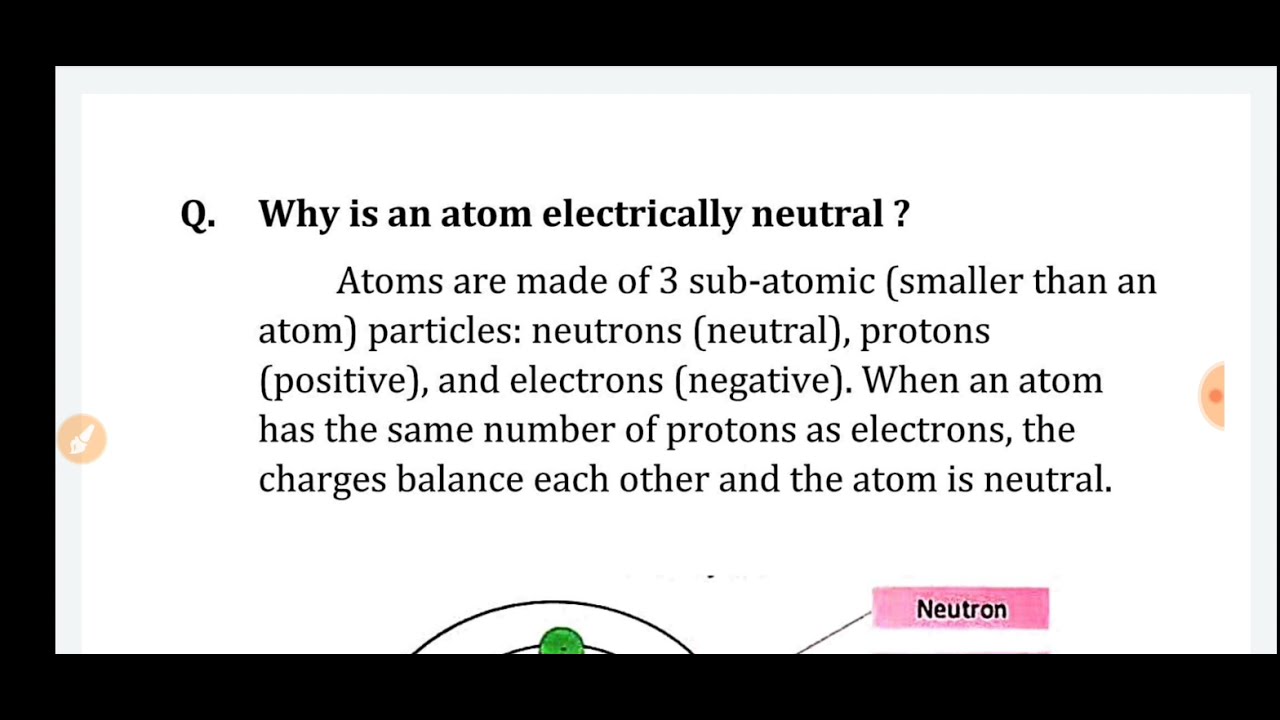 An atom that is electrically polarized normally