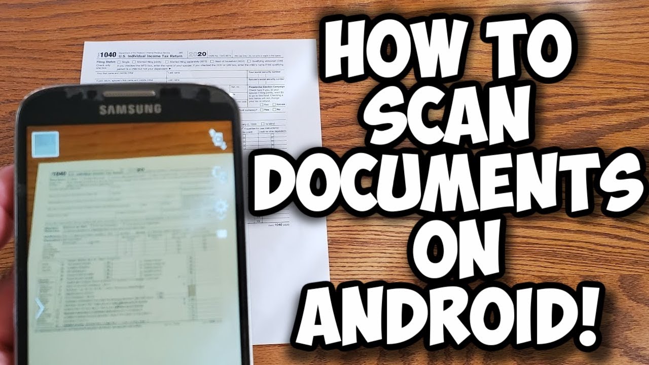 Can you scan a document on an android