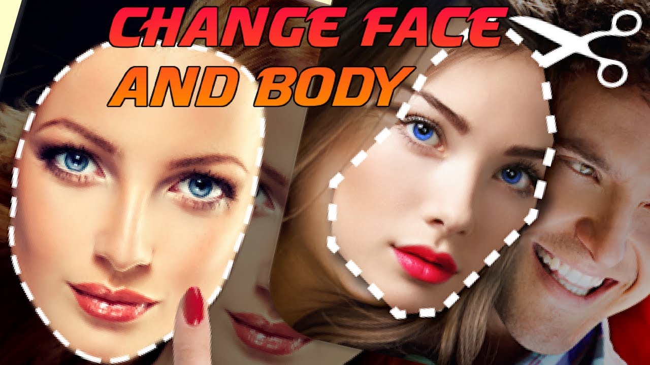 An app to put your face on another body