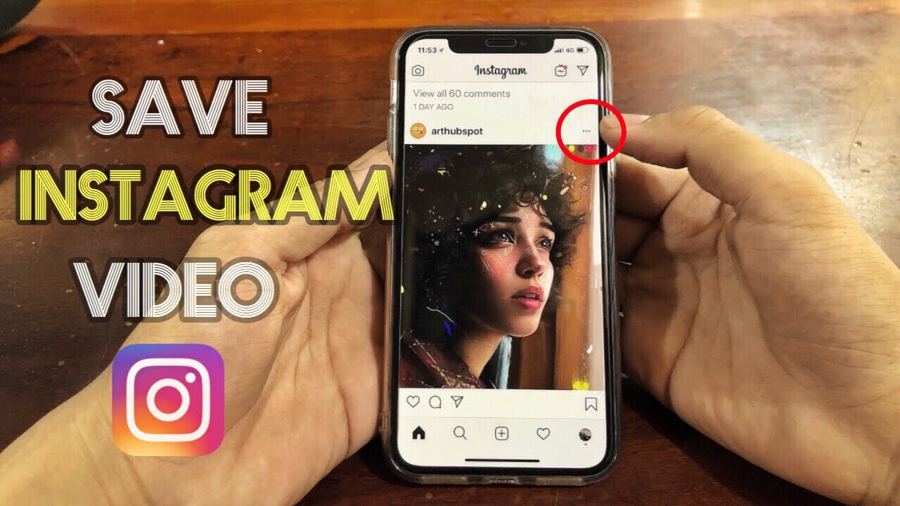 An app to save videos from instagram