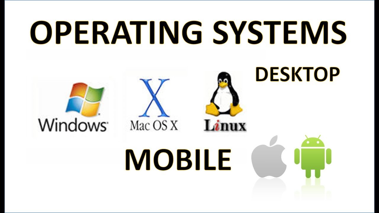 An operating system manages all