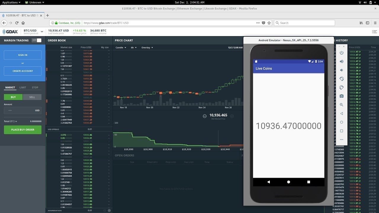 Does gdax have an app