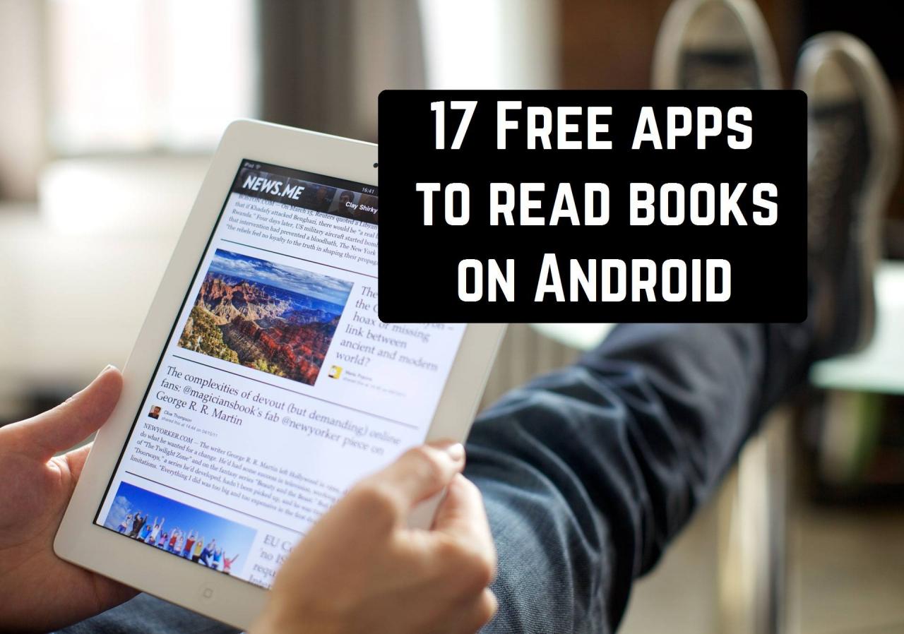 An app for reading books for free