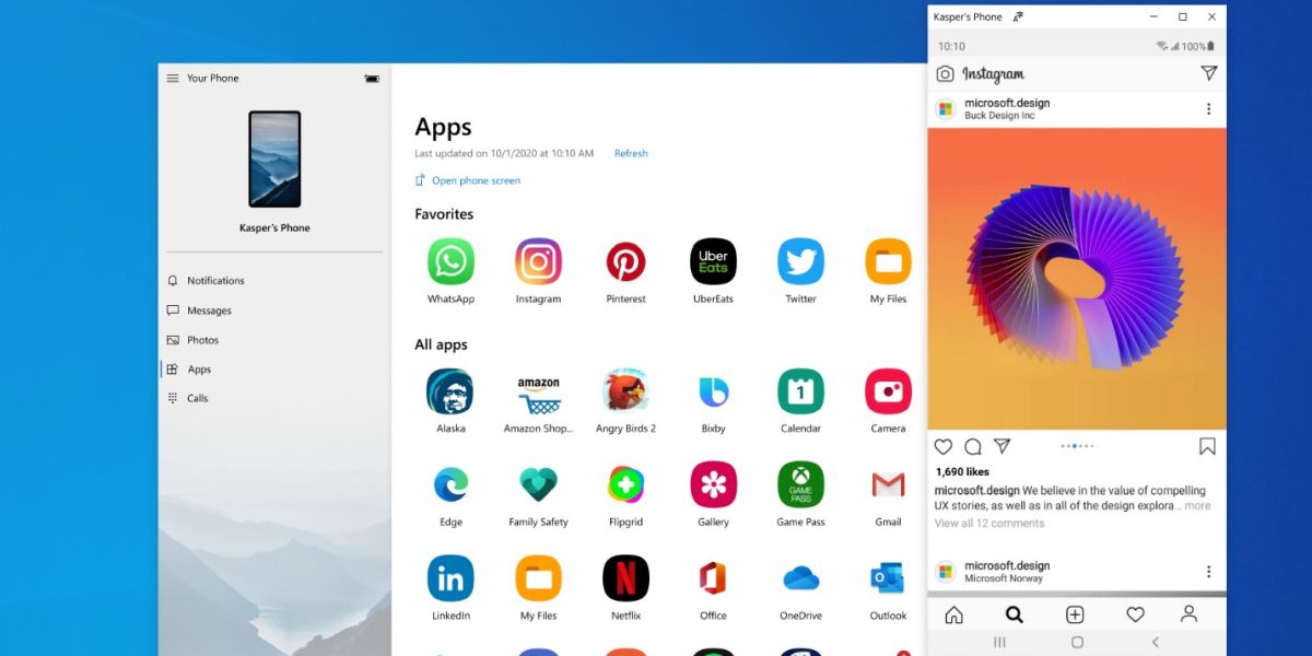 Can you run an android app on windows 10